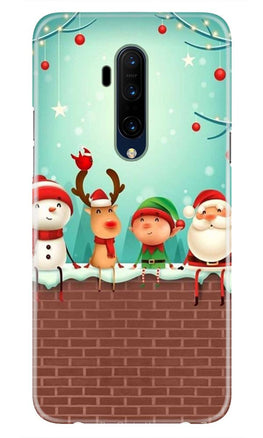 Santa Claus Mobile Back Case for OnePlus 7T Pro(Design - 334)