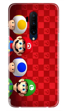 Mario Mobile Back Case for OnePlus 7T Pro  (Design - 337)