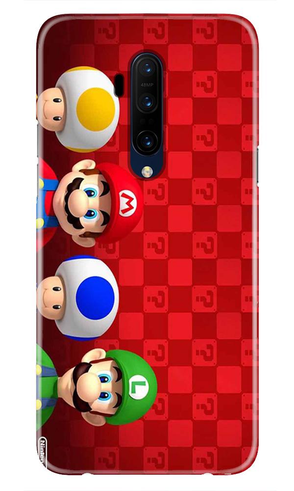 Mario Mobile Back Case for OnePlus 7T Pro  (Design - 337)