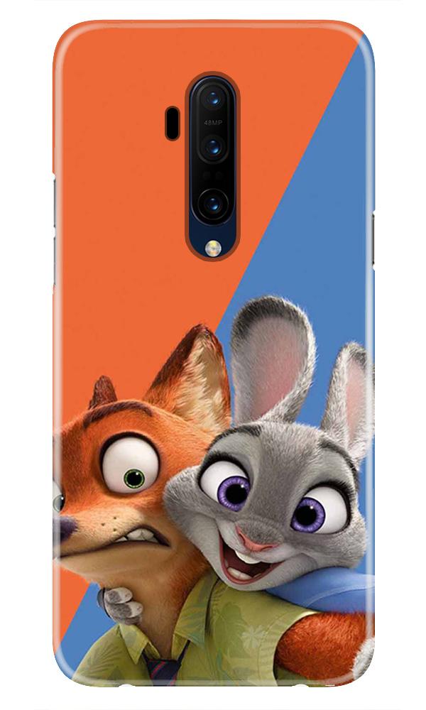 Cartoon Mobile Back Case for OnePlus 7T Pro  (Design - 346)