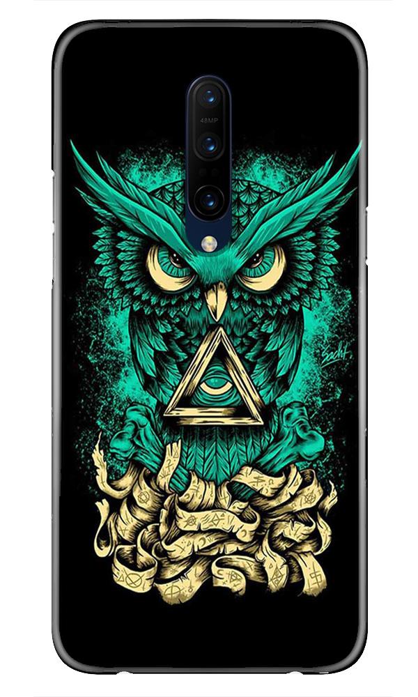 Owl Mobile Back Case for OnePlus 7T Pro  (Design - 358)