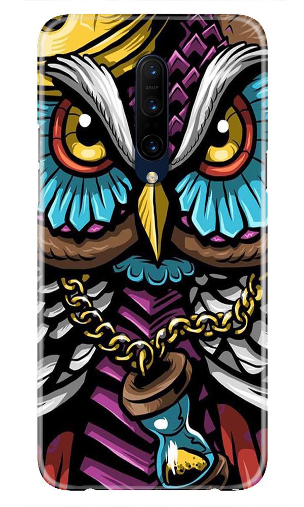 Owl Mobile Back Case for OnePlus 7T Pro  (Design - 359)