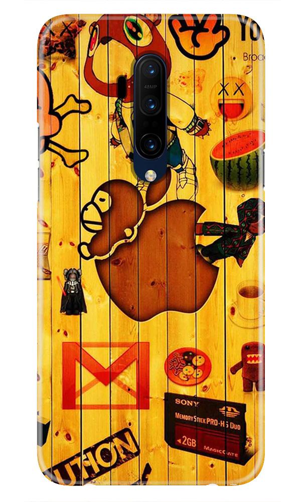 Wooden Texture Mobile Back Case for OnePlus 7T Pro  (Design - 367)