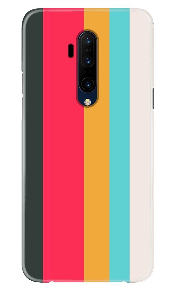Color Pattern Mobile Back Case for OnePlus 7T Pro  (Design - 369)