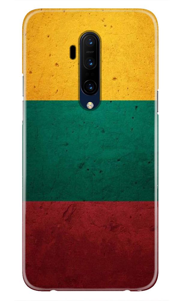 Color Pattern Mobile Back Case for OnePlus 7T Pro  (Design - 374)