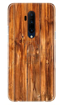 Wooden Texture Mobile Back Case for OnePlus 7T Pro  (Design - 376)