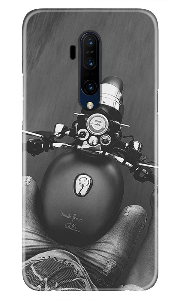 Royal Enfield Mobile Back Case for OnePlus 7T Pro  (Design - 382)