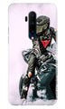 Biker Mobile Back Case for OnePlus 7T Pro  (Design - 383)