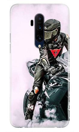 Biker Mobile Back Case for OnePlus 7T Pro(Design - 383)