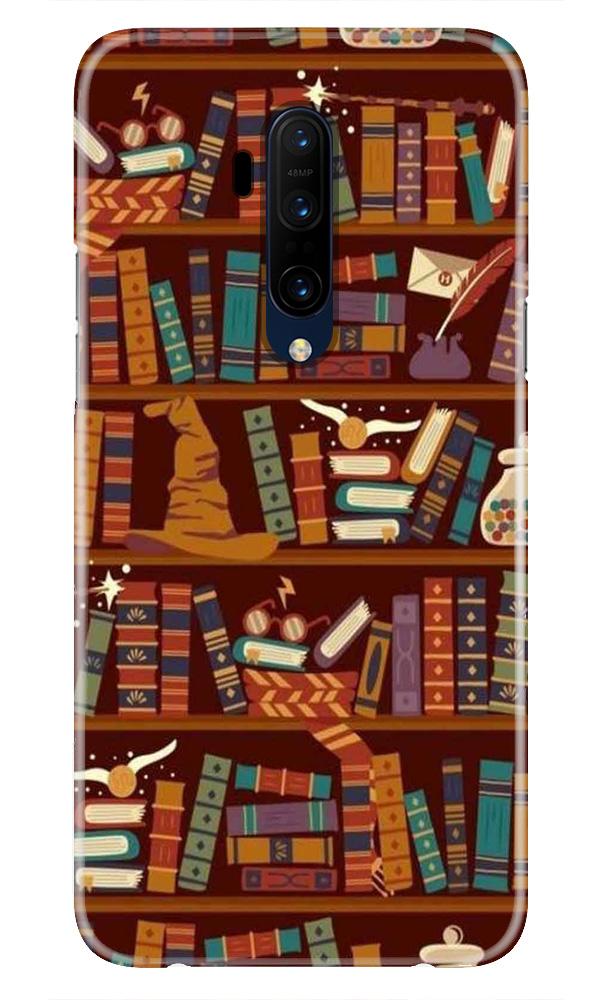 Book Shelf Mobile Back Case for OnePlus 7T Pro(Design - 390)