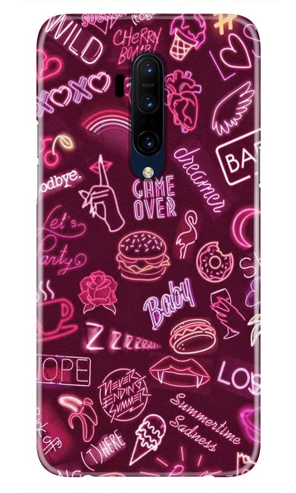 Party Theme Mobile Back Case for OnePlus 7T Pro(Design - 392)