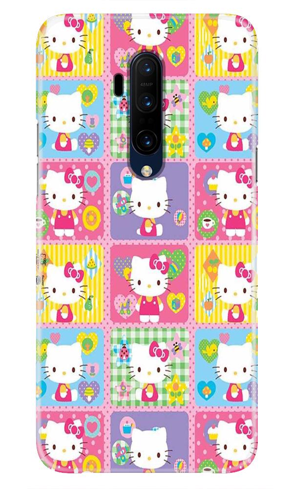 Kitty Mobile Back Case for OnePlus 7T Pro(Design - 400)