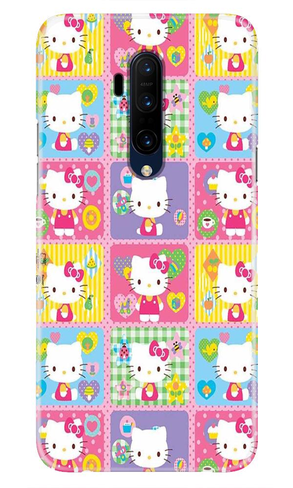 Kitty Mobile Back Case for OnePlus 7T Pro  (Design - 400)