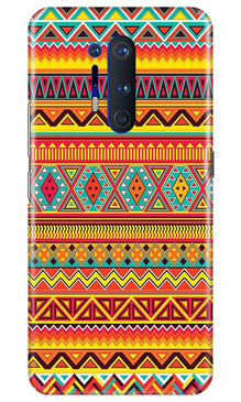 Zigzag line pattern Mobile Back Case for OnePlus 8 Pro (Design - 4)