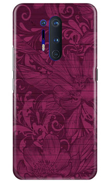 Purple Backround Mobile Back Case for OnePlus 8 Pro (Design - 22)