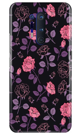 Rose Black Background Case for OnePlus 8 Pro