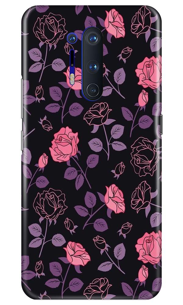 Rose Black Background Case for OnePlus 8 Pro