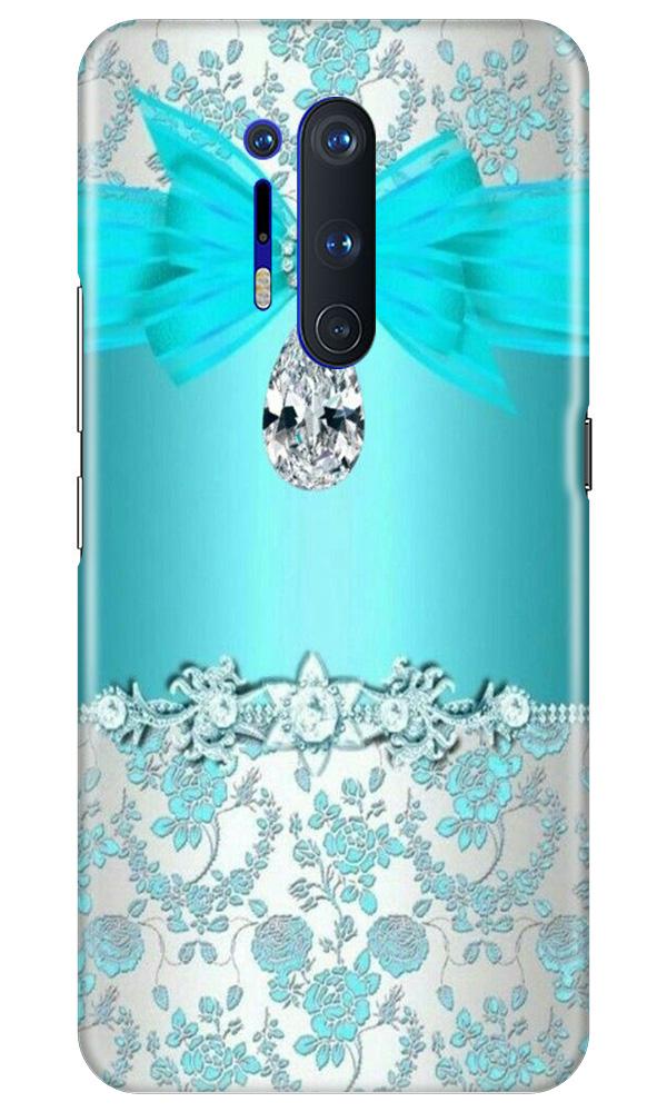 Shinny Blue Background Case for OnePlus 8 Pro