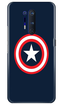 Captain America Mobile Back Case for OnePlus 8 Pro (Design - 42)