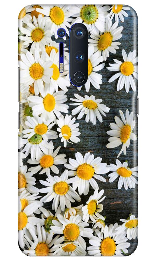 White flowers2 Case for OnePlus 8 Pro