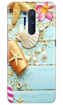 Sea Shells Mobile Back Case for OnePlus 8 Pro (Design - 63)