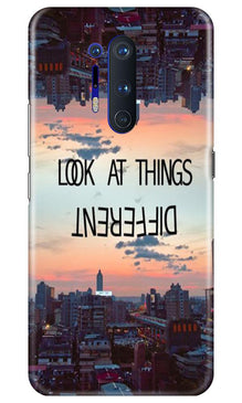 Look at things different Mobile Back Case for OnePlus 8 Pro (Design - 99)