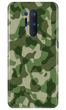 Army Camouflage Mobile Back Case for OnePlus 8 Pro  (Design - 106)