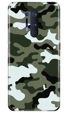 Army Camouflage Mobile Back Case for OnePlus 8 Pro  (Design - 108)