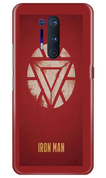 Iron Man Superhero Mobile Back Case for OnePlus 8 Pro  (Design - 115)