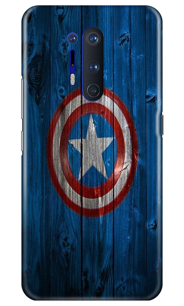 Captain America Superhero Case for OnePlus 8 Pro  (Design - 118)