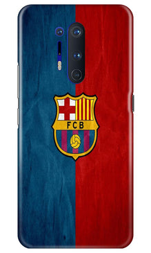 FCB Football Mobile Back Case for OnePlus 8 Pro  (Design - 123)