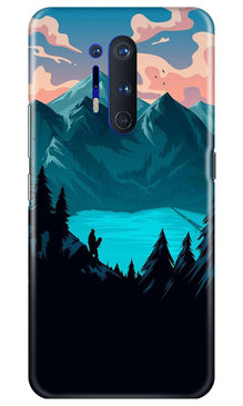 Mountains Mobile Back Case for OnePlus 8 Pro (Design - 186)