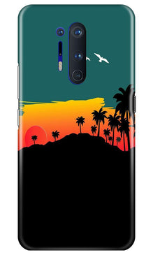 Sky Trees Mobile Back Case for OnePlus 8 Pro (Design - 191)