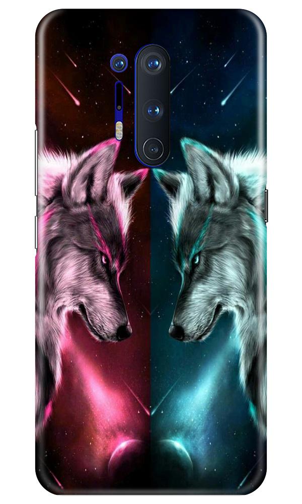 Wolf fight Case for OnePlus 8 Pro (Design No. 221)