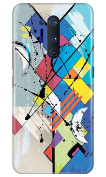 Modern Art Mobile Back Case for OnePlus 8 Pro (Design - 235)