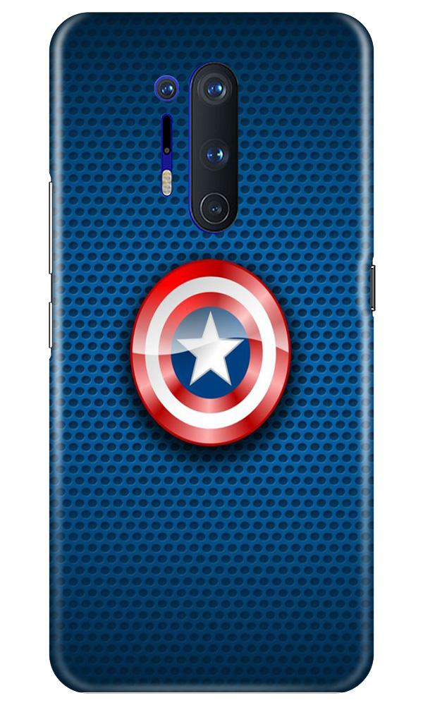 Captain America Shield Case for OnePlus 8 Pro (Design No. 253)
