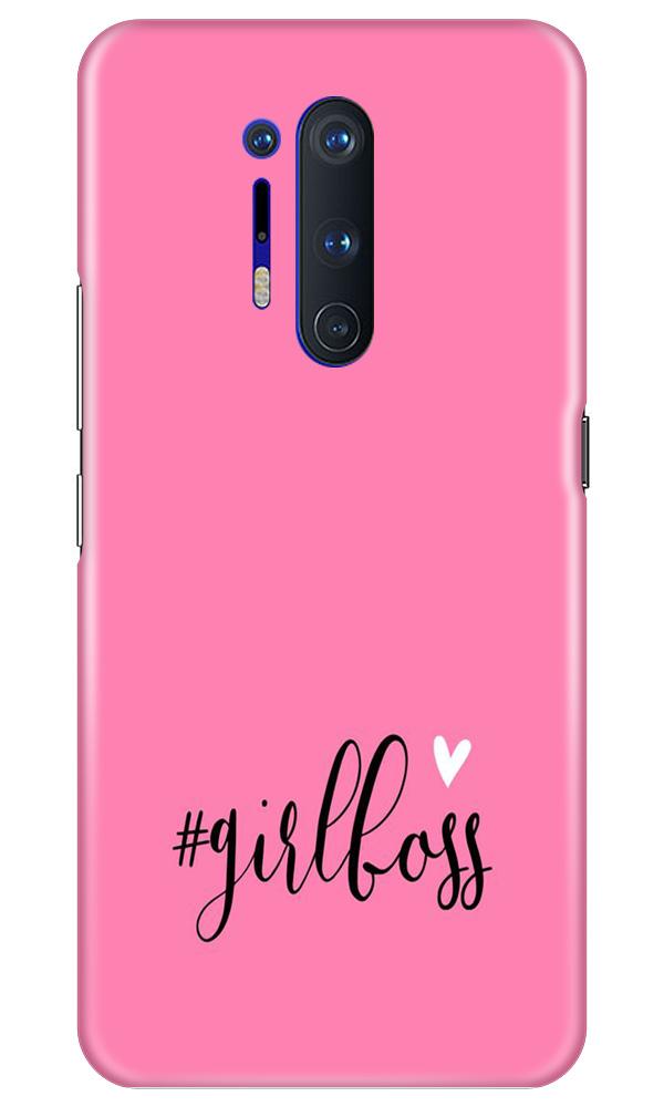 Girl Boss Pink Case for OnePlus 8 Pro (Design No. 269)