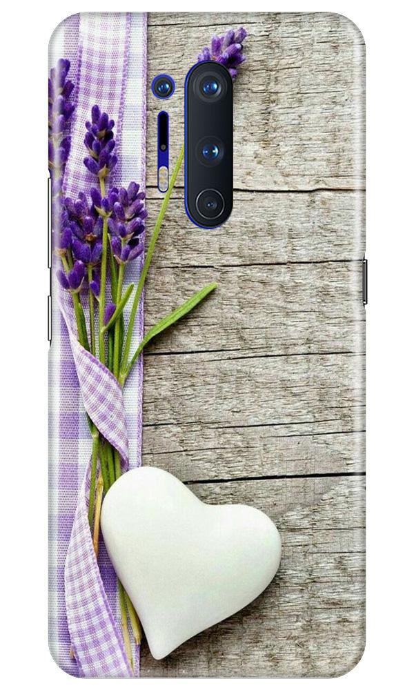 White Heart Case for OnePlus 8 Pro (Design No. 298)