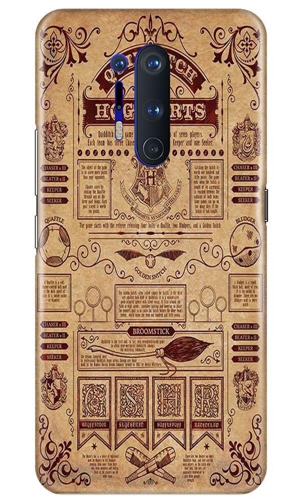 Hogwarts Mobile Back Case for OnePlus 8 Pro (Design - 304)