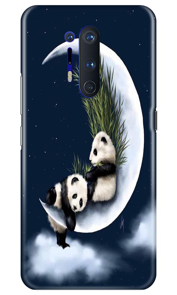 Panda Moon Mobile Back Case for OnePlus 8 Pro (Design - 318)