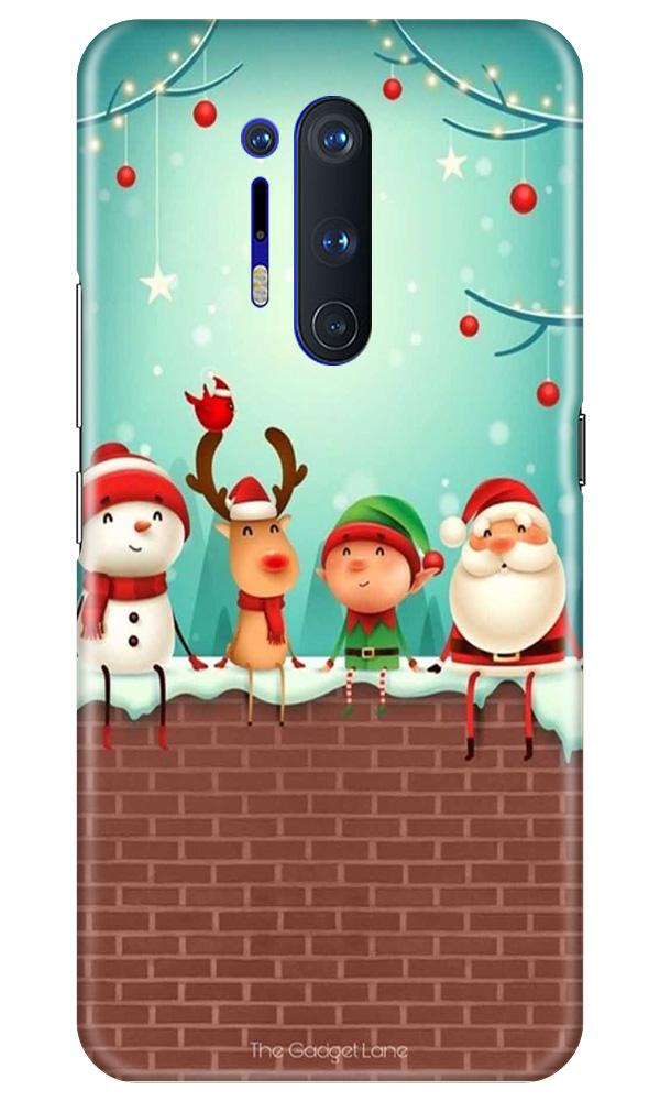 Santa Claus Mobile Back Case for OnePlus 8 Pro (Design - 334)
