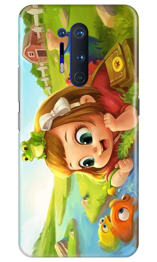Baby Girl Mobile Back Case for OnePlus 8 Pro (Design - 339)