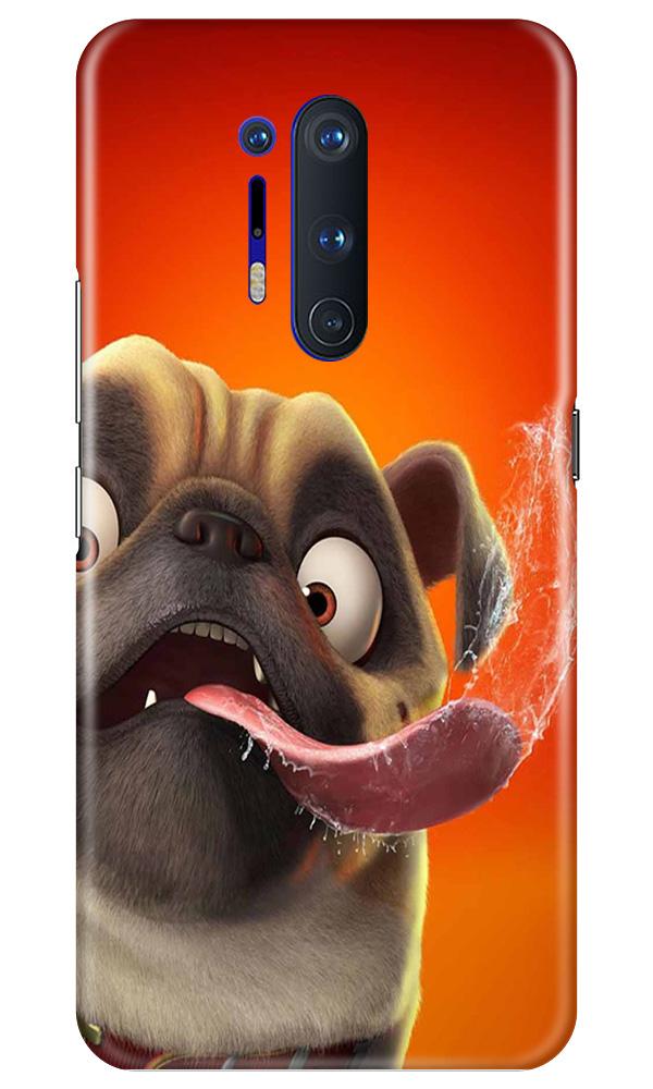 Dog Mobile Back Case for OnePlus 8 Pro (Design - 343)
