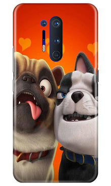 Dog Puppy Mobile Back Case for OnePlus 8 Pro (Design - 350)