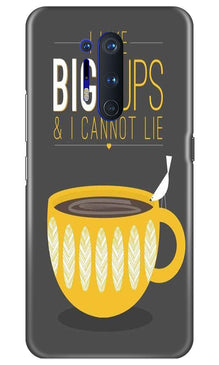 Big Cups Coffee Mobile Back Case for OnePlus 8 Pro (Design - 352)
