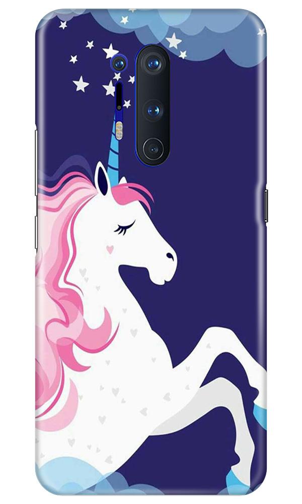 Unicorn Mobile Back Case for OnePlus 8 Pro (Design - 365)