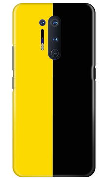 Black Yellow Pattern Mobile Back Case for OnePlus 8 Pro (Design - 397)