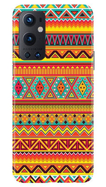 Zigzag line pattern Mobile Back Case for OnePlus 9 Pro (Design - 4)