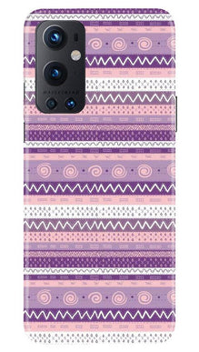 Zigzag line pattern3 Mobile Back Case for OnePlus 9 Pro (Design - 11)