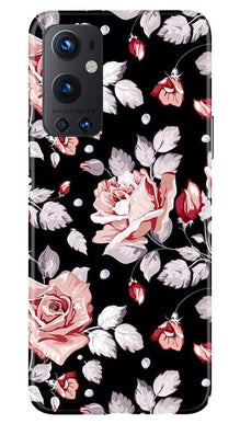 Pink rose Mobile Back Case for OnePlus 9 Pro (Design - 12)